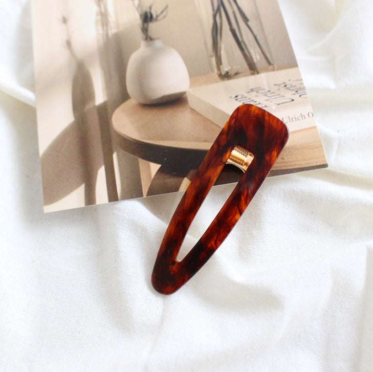 Leopard Print Waterdrop Hair For Women Barrettes Clips Cute Lovely Girls Hairpin Barrette Multi-Style Hair Accessaries Jewelry