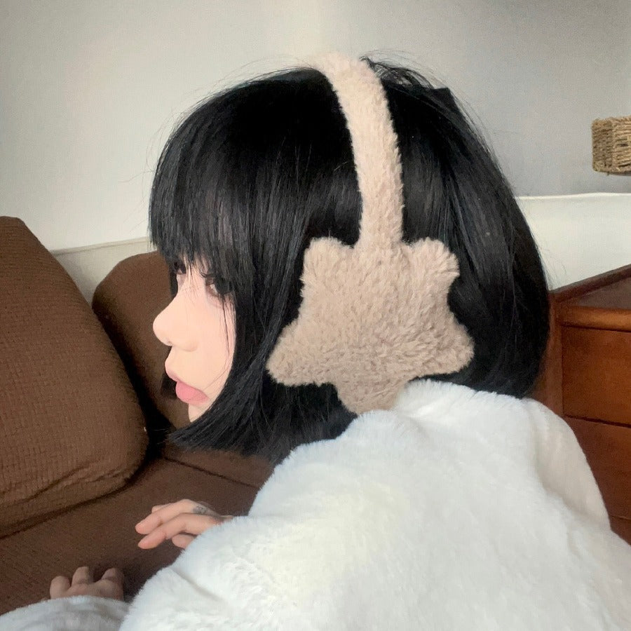 Cute XINGX Winter Student Riding Warm Earmuffs