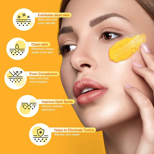 Strawberry Turmeric Facial Scrub