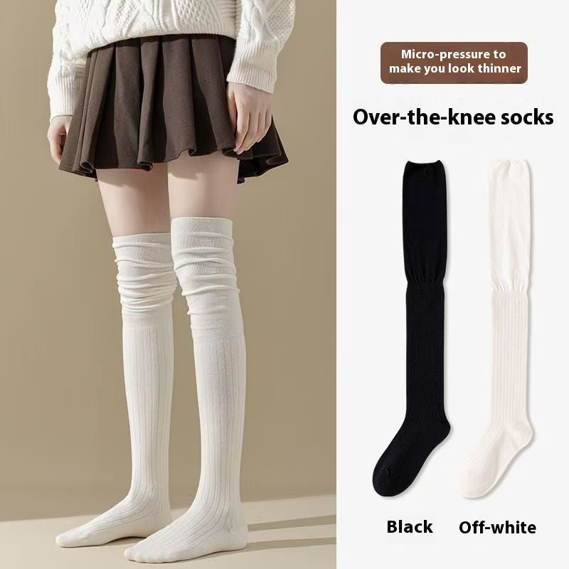 Maillard Long Tube Stitching Bunching Socks