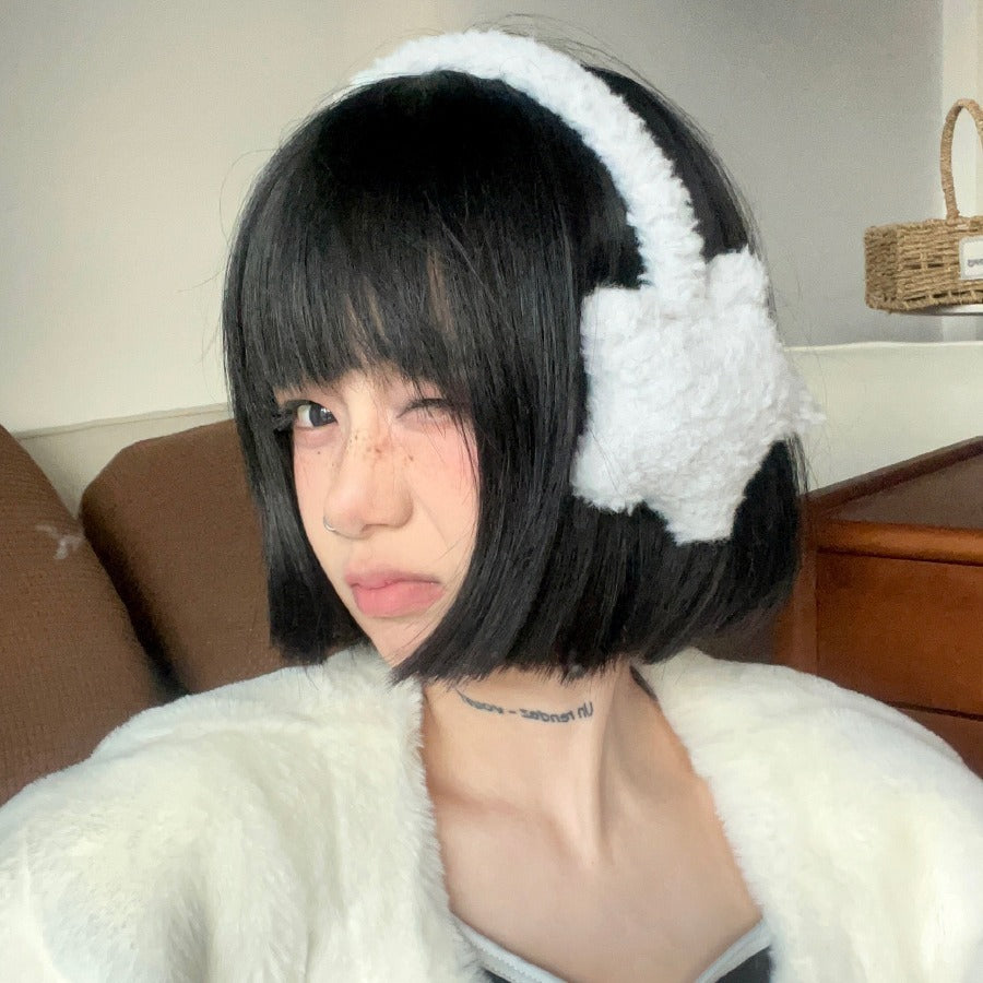 Cute XINGX Winter Student Riding Warm Earmuffs