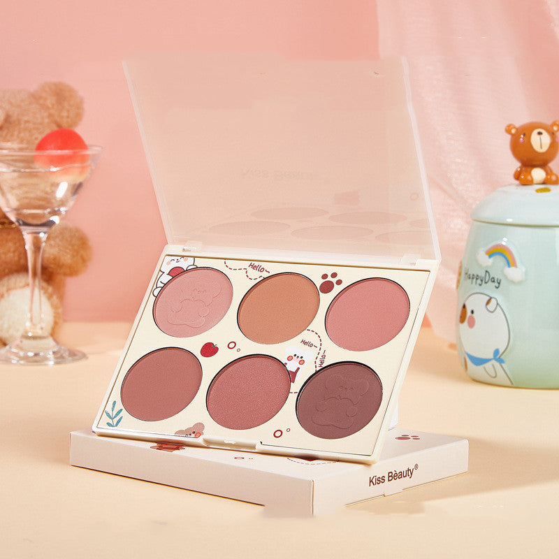 Women's Fashion Simple Multi-Color Makeup Blush