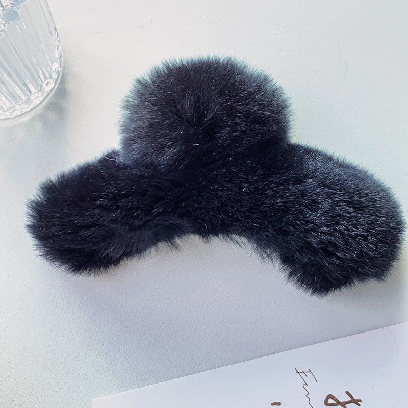 Korea Real Otter Hair Hair Clip Female