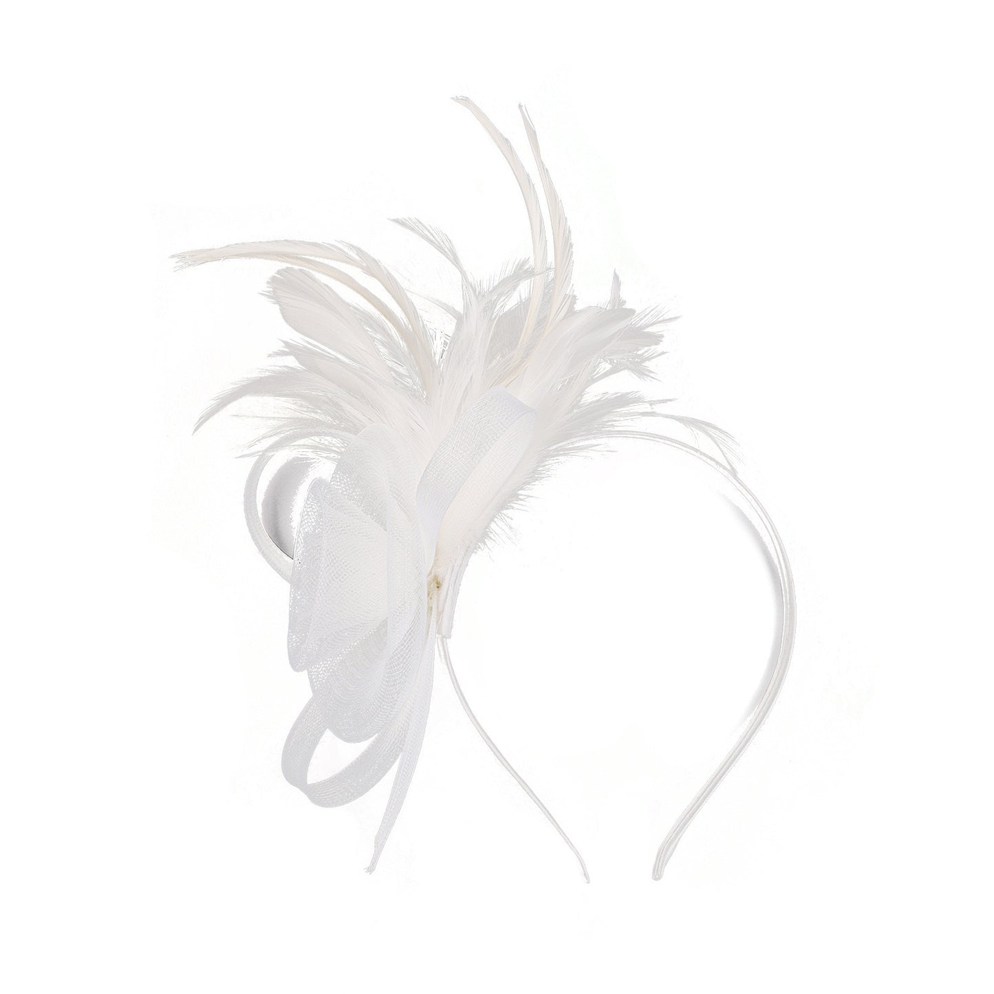 Mesh Feather Headwear Elegant Retro Versatile Headband
