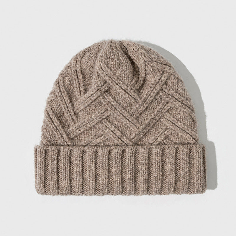 Wool Knitted Thickened Autumn And Winter Warm Wool Hat