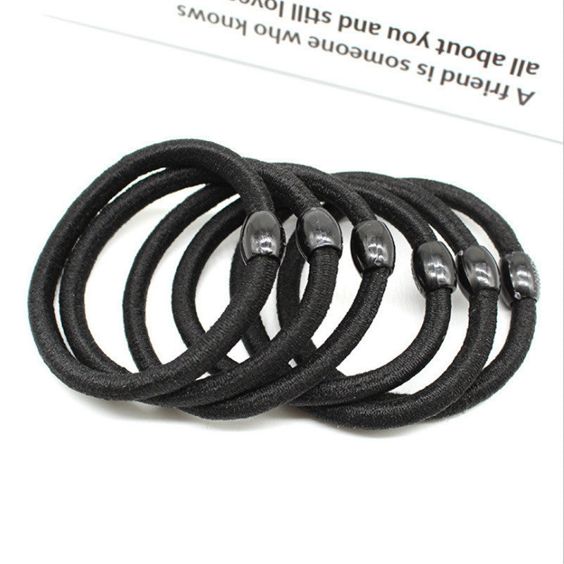 Korean High-Stretch Hair Tie Hair Accessories Stall Base Tie Hair Elastic