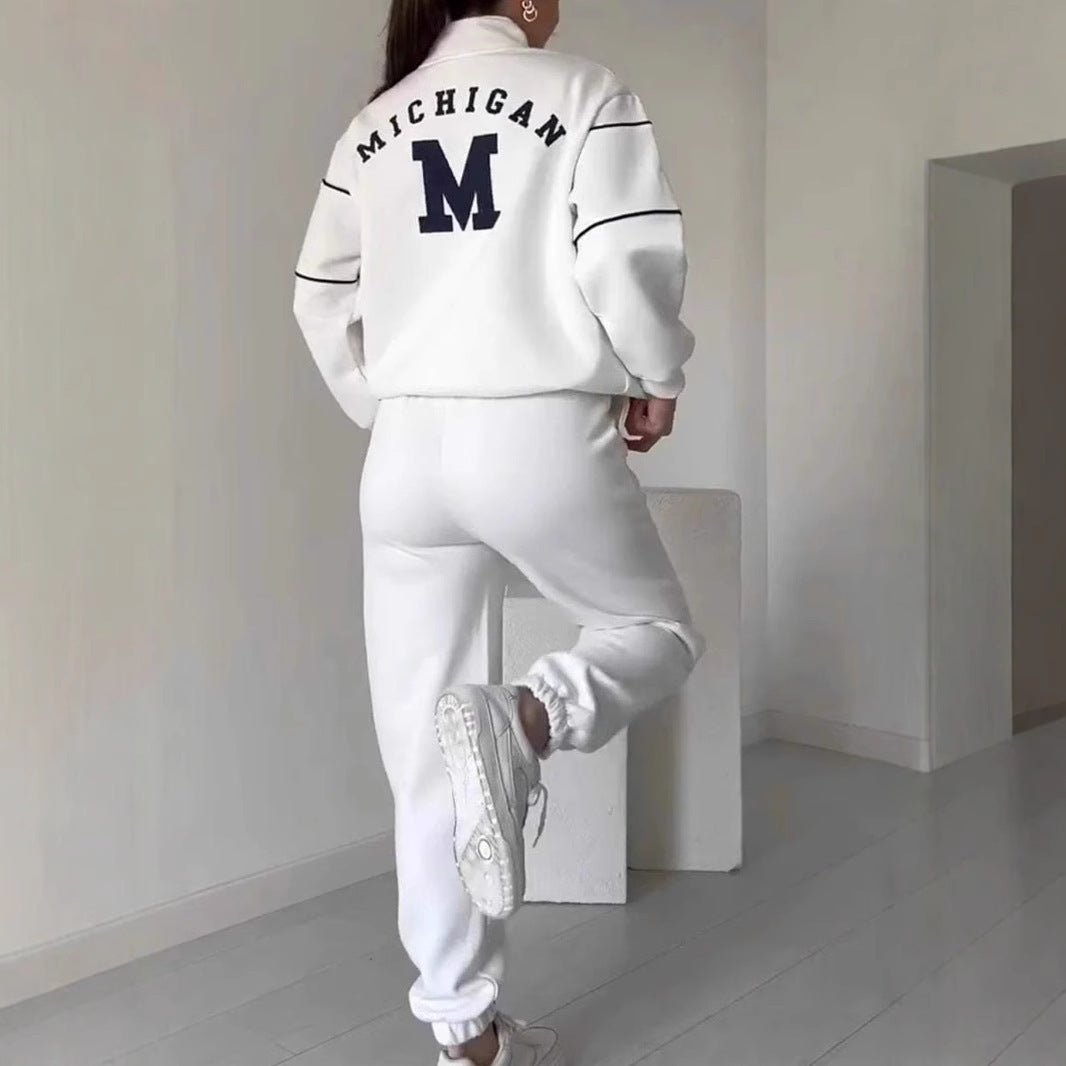 Long Sleeved And Pants Casual Sports Suit