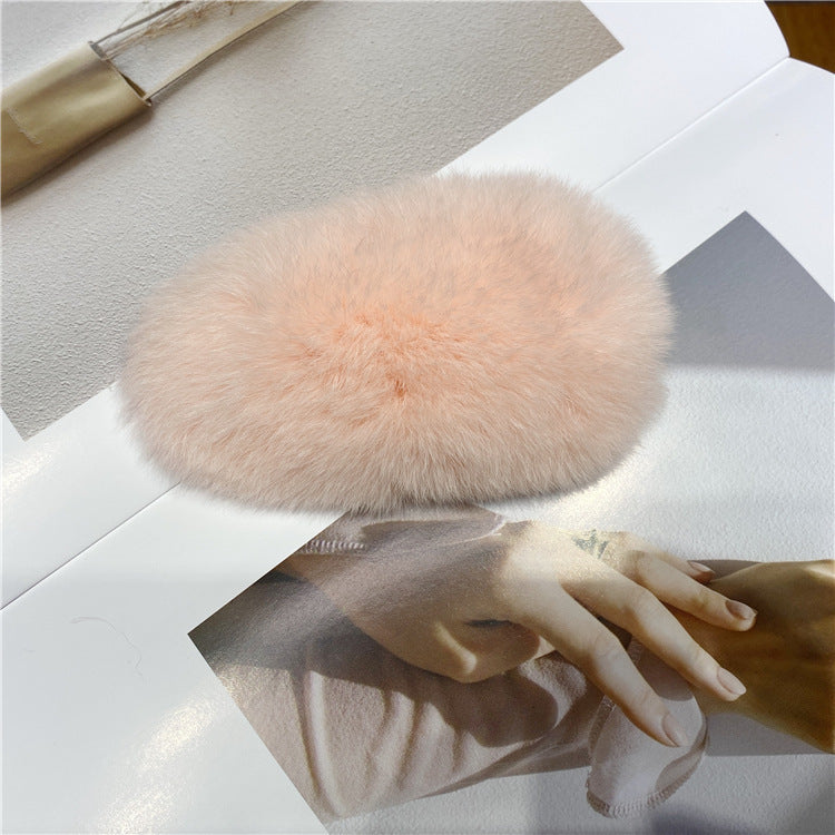 Korea Real Otter Hair Hair Clip Female