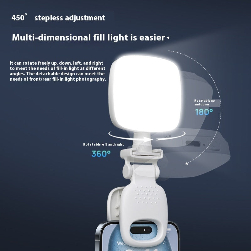 Mobile Selfie Fill Light Mini Photography Portable Two-color