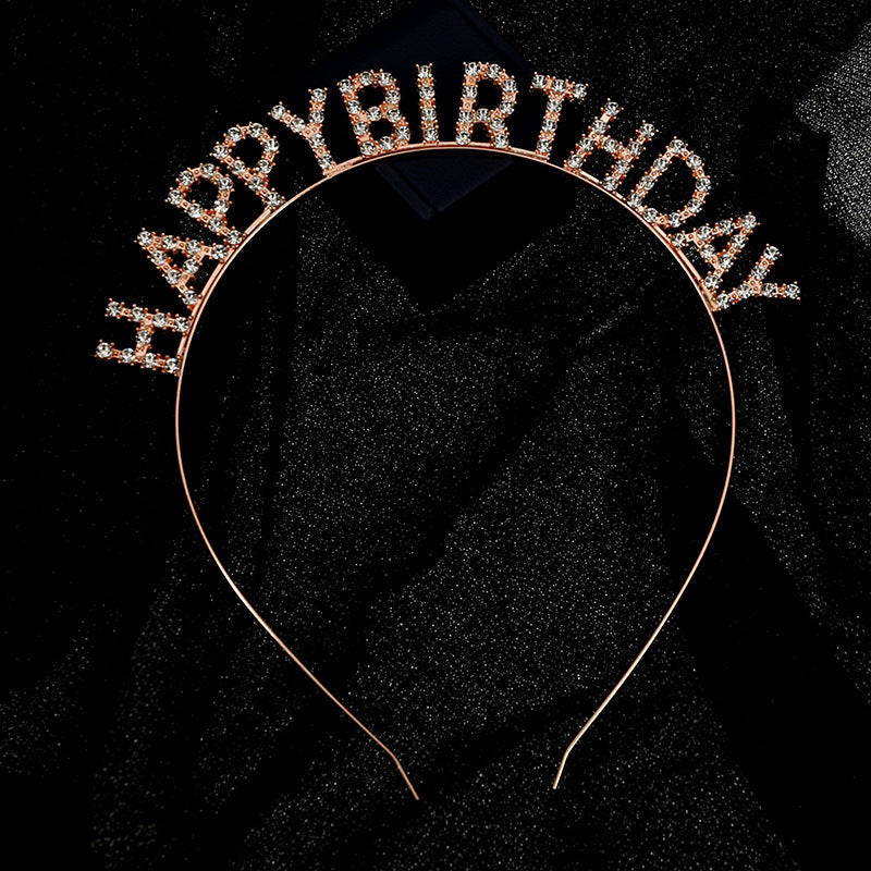 Happy Birthday Internet Celebrity Baking Decoration Cake Crown