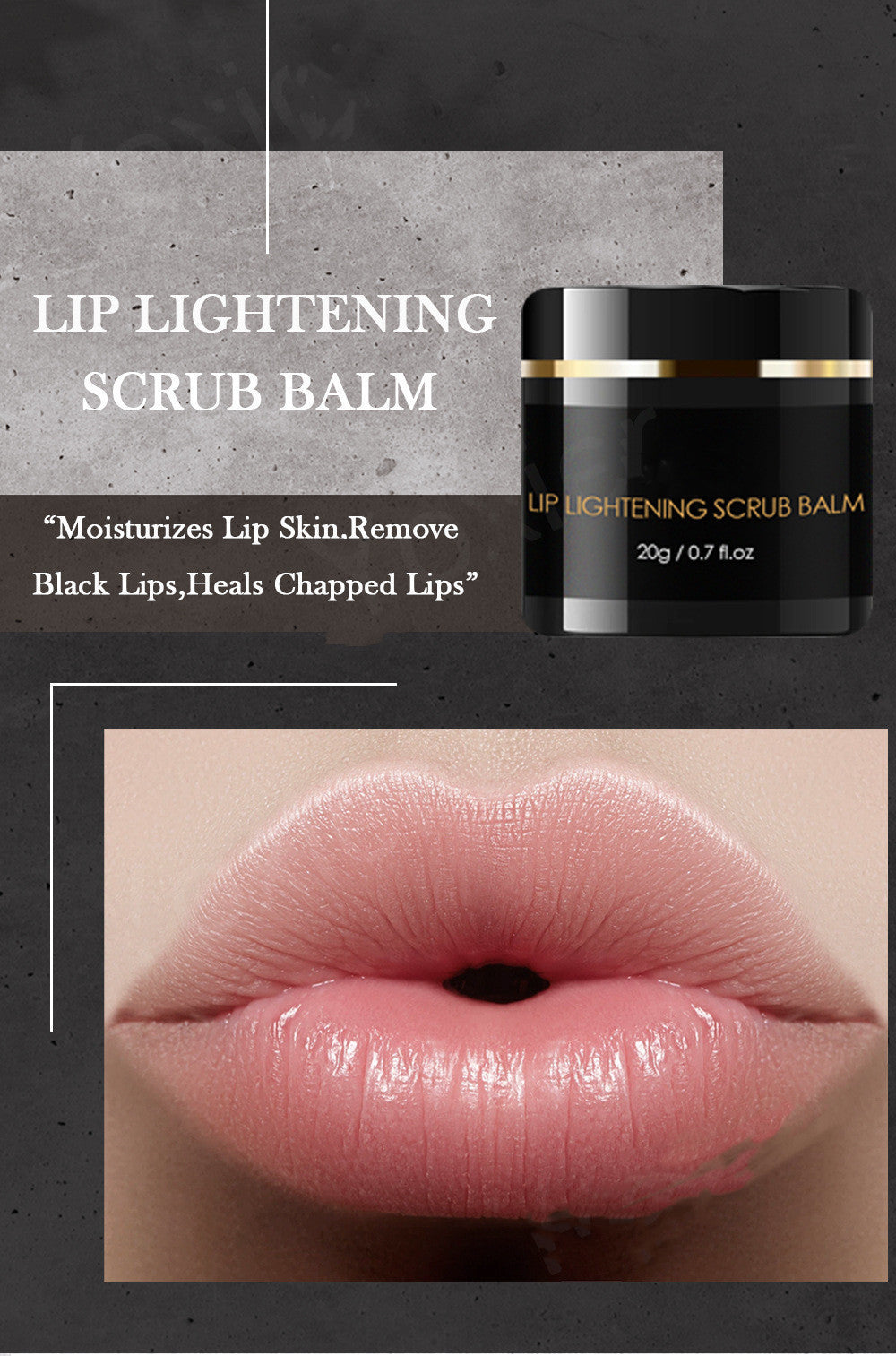 Fashion Bright Lip Facial Scrub