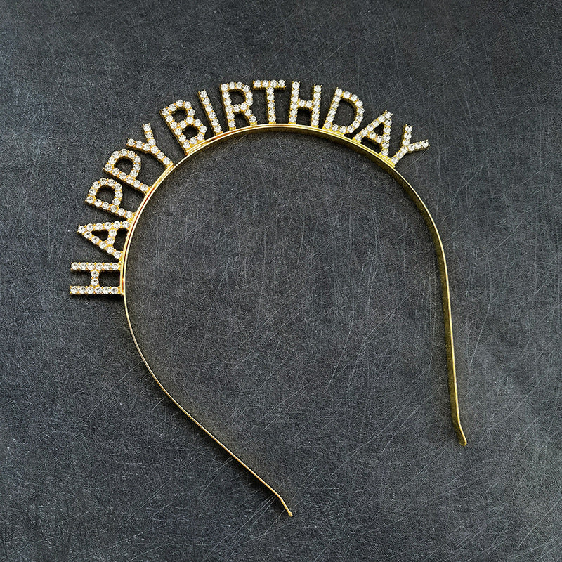 Happy Birthday Internet Celebrity Baking Decoration Cake Crown