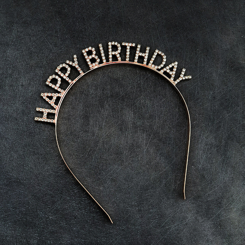 Happy Birthday Internet Celebrity Baking Decoration Cake Crown