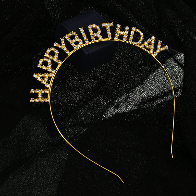 Happy Birthday Internet Celebrity Baking Decoration Cake Crown