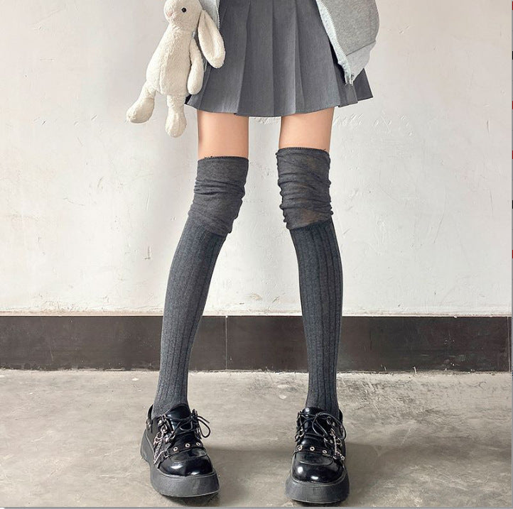 Maillard Long Tube Stitching Bunching Socks