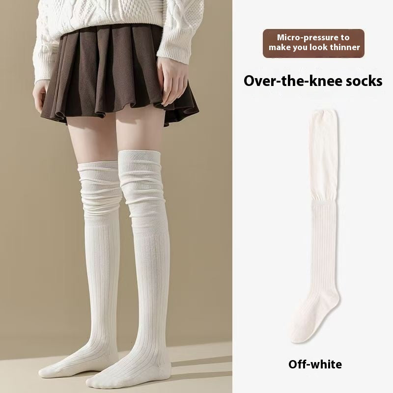 Maillard Long Tube Stitching Bunching Socks