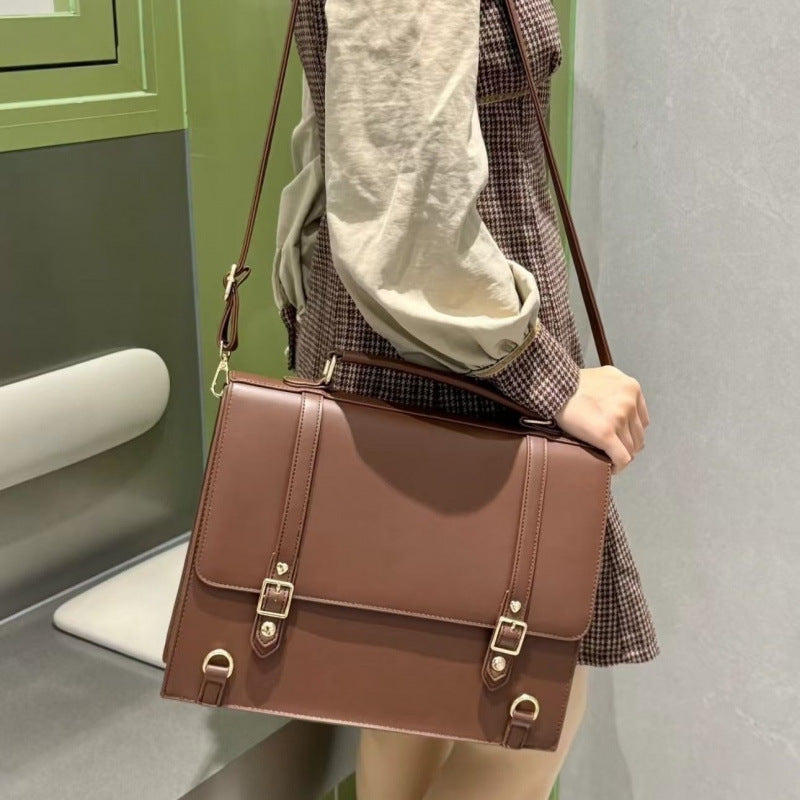 Uniform College Style Cotton Doll Cartoon Backpack Cross-body